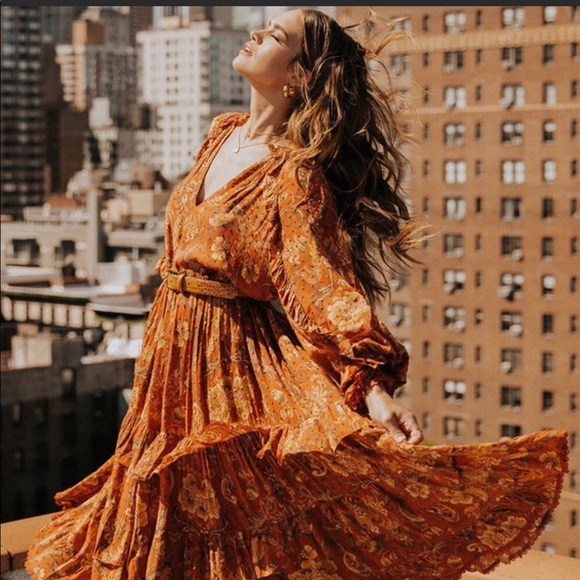Spell Dresses & Skirts - Spell Aurora boho maxi dress burnt ember L